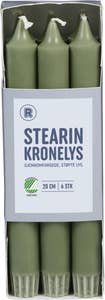 R Stearinlys grønn 20cm