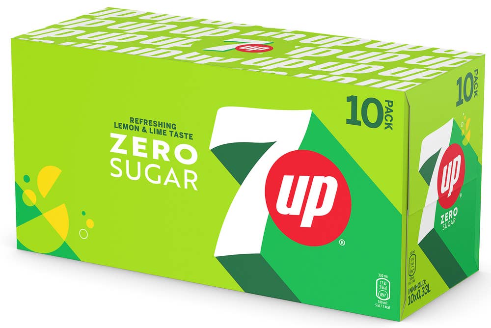 7UP Zero 10x0,33L, Partivare