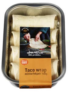 Waldemars Taco Wrap med storfekjøtt