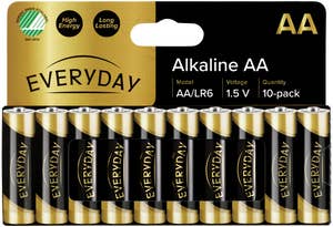 Everyday Batterier AA/LR06 Alkaliske