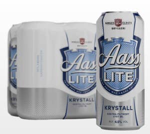 Aass Bryggeri Aass Krystall LITE 6 x 0,5L