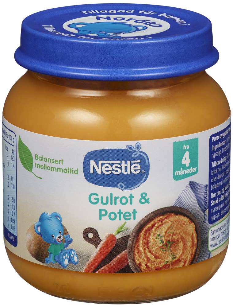 Gulrot & Potet Fra 4 mnd, Økologisk