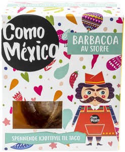 Como Mexico Barbacoa taco kjøtt