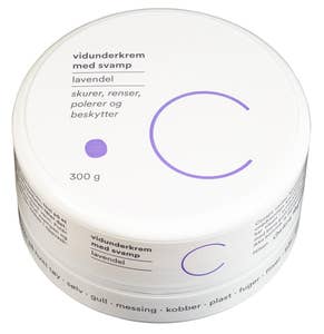 C soaps Vidunderkrem med svamp Skurekrem, lavendel