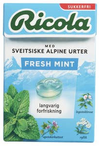 Ricola Fresh Mint sukkerfri