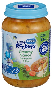 Little Rockets Creamy Sauce Grønnsaker & Fisk Fra 2 år