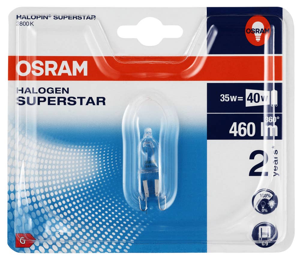 Halopin Eco 33w 240v G9