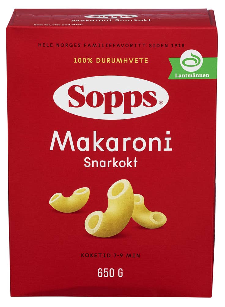 Sopps Makaroni snarkokt