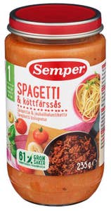 Semper Spaghetti kjøttdeigsaus Fra 12 mnd