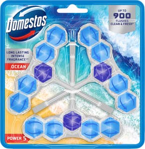 Domestos WC Block Power 5 Ocean 3pk