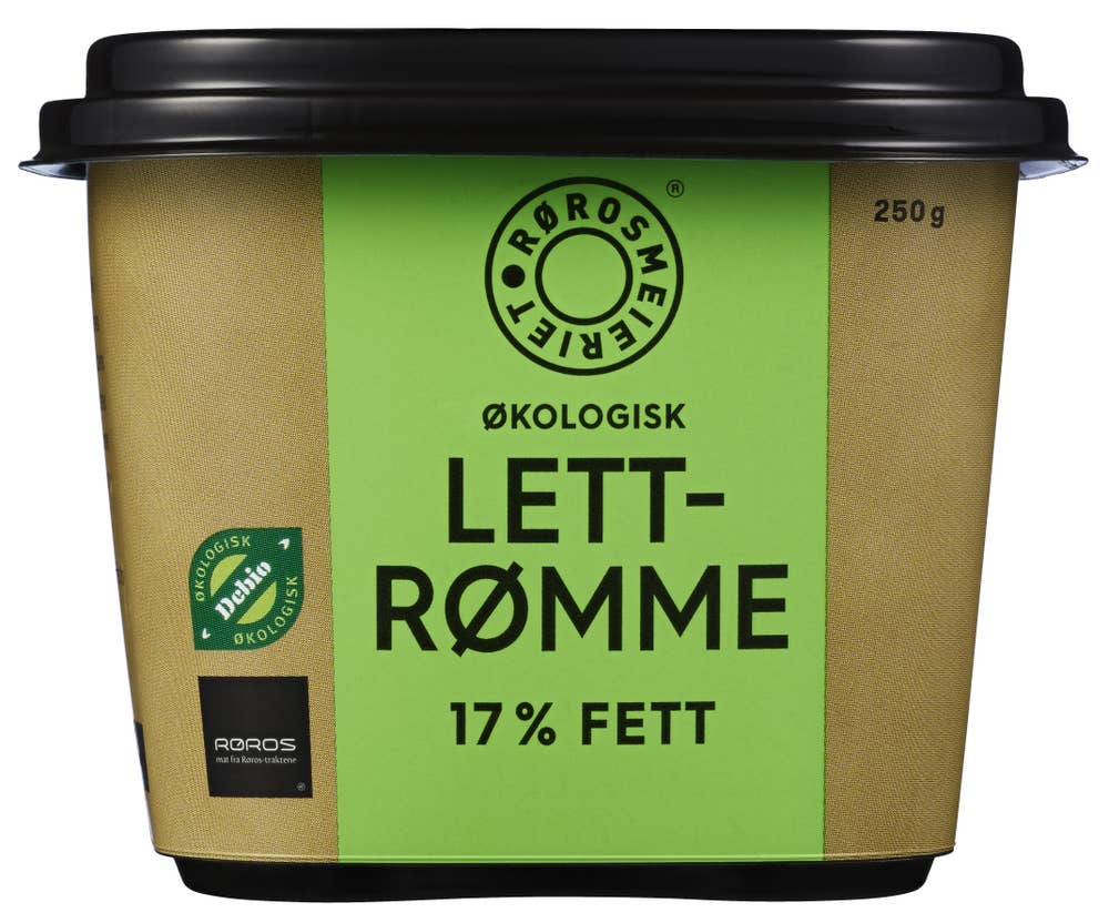 Rørosmeieriet Økologisk lettrømme 17% fett