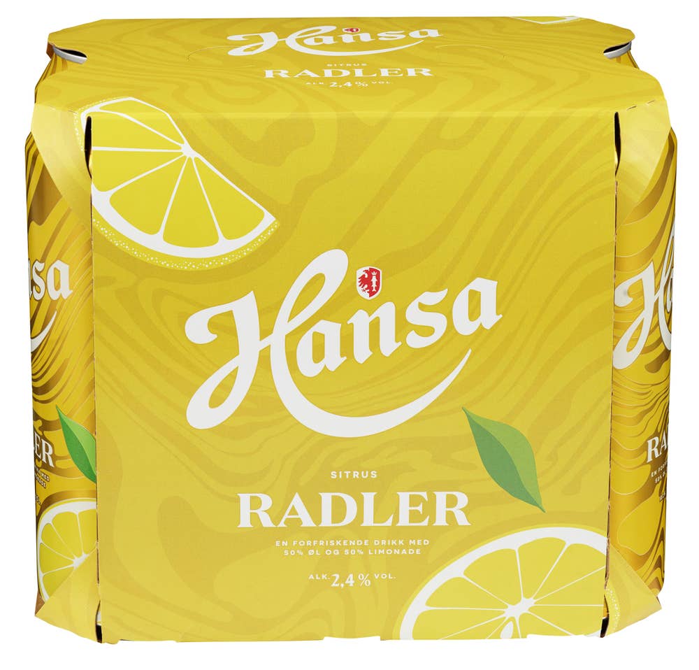 Hansa Radler sitrus 6 x 0,5 l