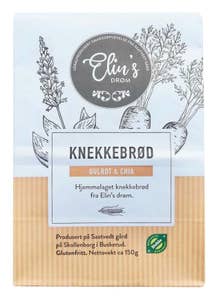 Elins Drøm Knekkebrød Chia & Gulrot