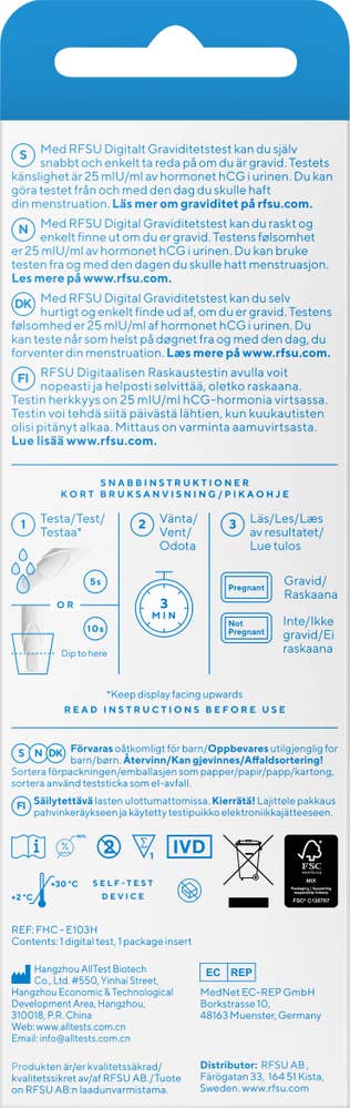 RFSU Digital graviditetstest