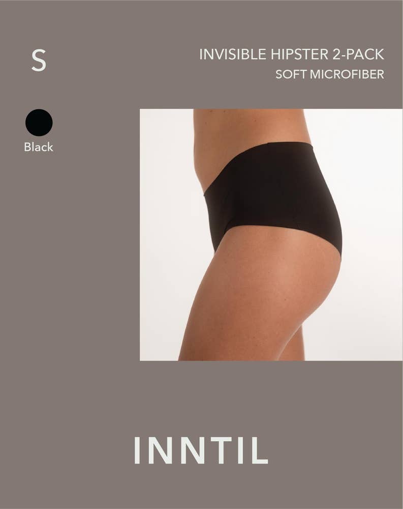 Inntil Sømløs Hipster Sort, str. S