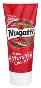 Nugatti på tube