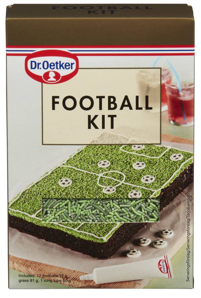 DR. OETKER Fotball Dekor Kit