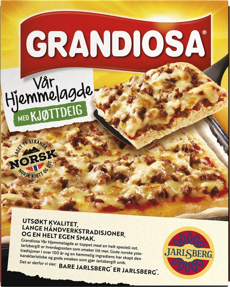 Grandiosa Vår Hjemmelagde med Kjøttdeig Pizza