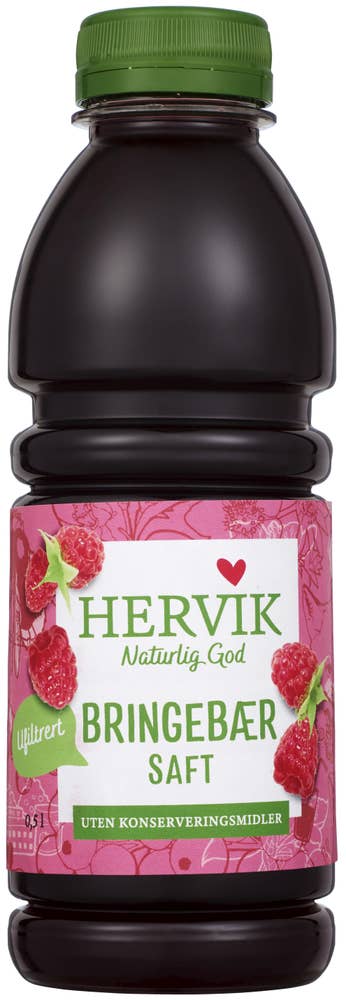Hervik Bringebærsaft