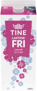 Tine Laktosefri Lettmelk 1,0%