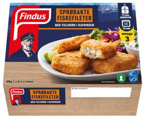 FINDUS Sprøbakte fiskefileter MSC