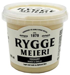 Rygge Meieri Yoghurt mango og vanilje Økologisk