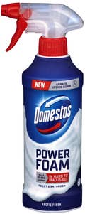 Domestos Power Foam Arctic Fresh Rengjøringsspray for toalett og baderom