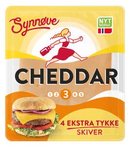 Synnøve Cheddar Skivet