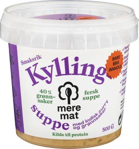 Mere Mat Suppe med kylling, curry og grønnsaker