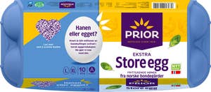Prior Store egg fra frittgående høner Str L/XL