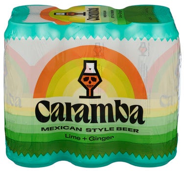 Klokk Caramba Sommerøl Lime + Ingefær 6 x 0,5L