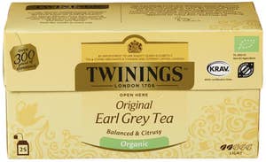 Twinings Økologisk Earl Grey 25 poser