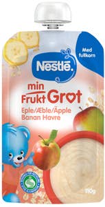 Nestlé Min fruktgrøt med eple og banan Fra 6 mnd