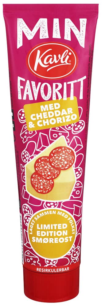 Kavli Min Kavlifavoritt Cheddar & Chorizo