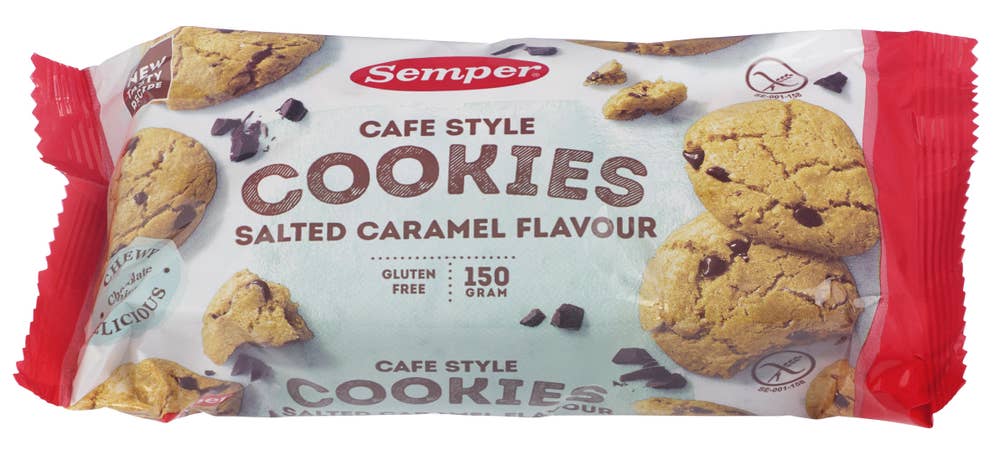 Semper Salted caramel cookies Glutenfri