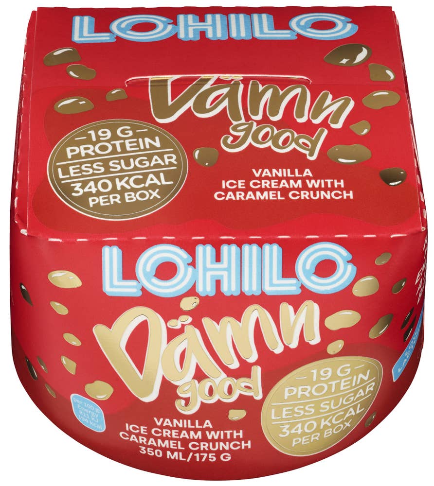 Lohilo Vanilla with caramel crunch Proteinrik