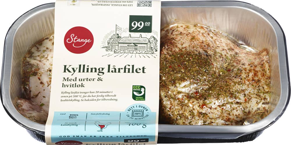 Stange Lårfilet med hvitløk