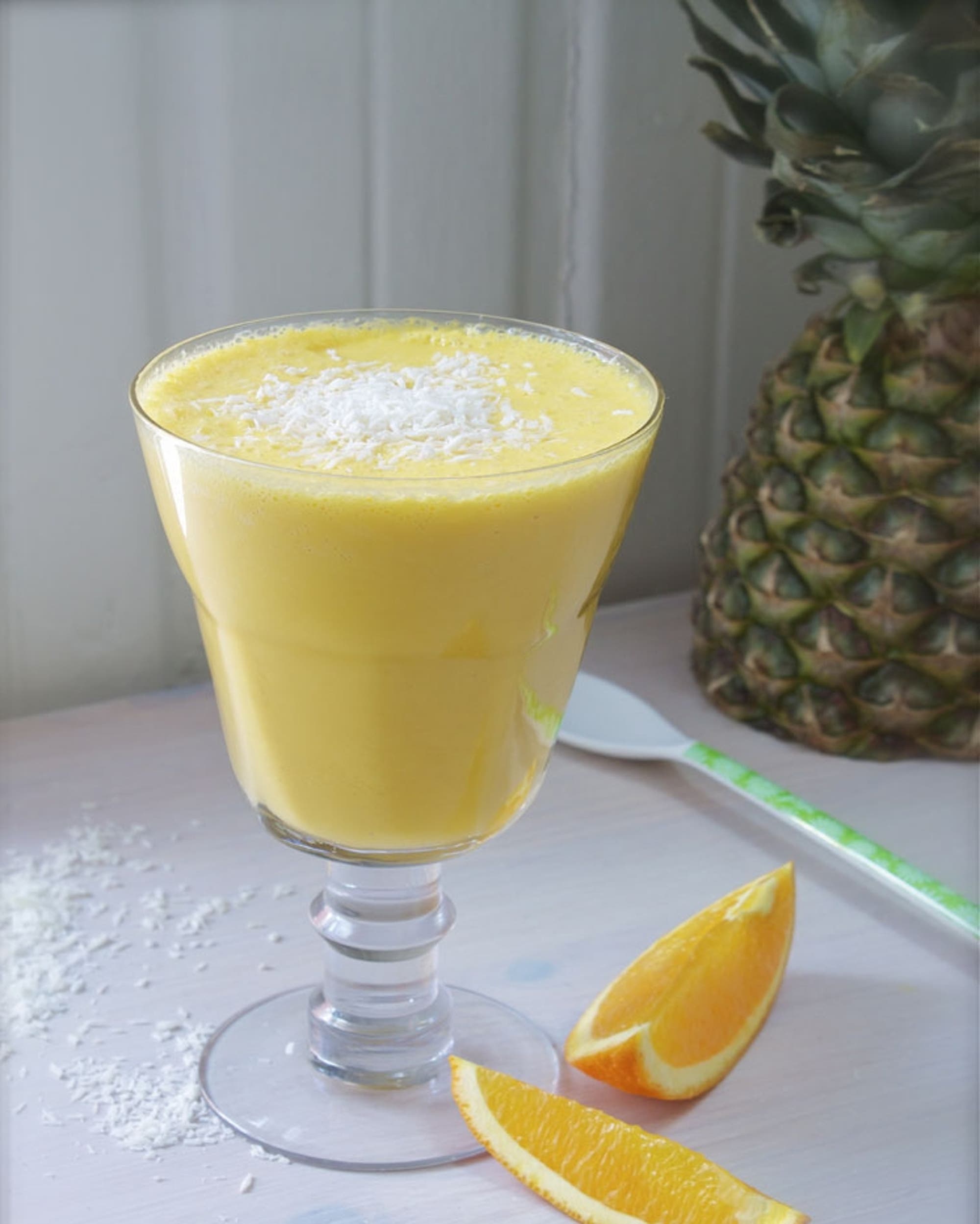 Kokossmoothie med ingefær