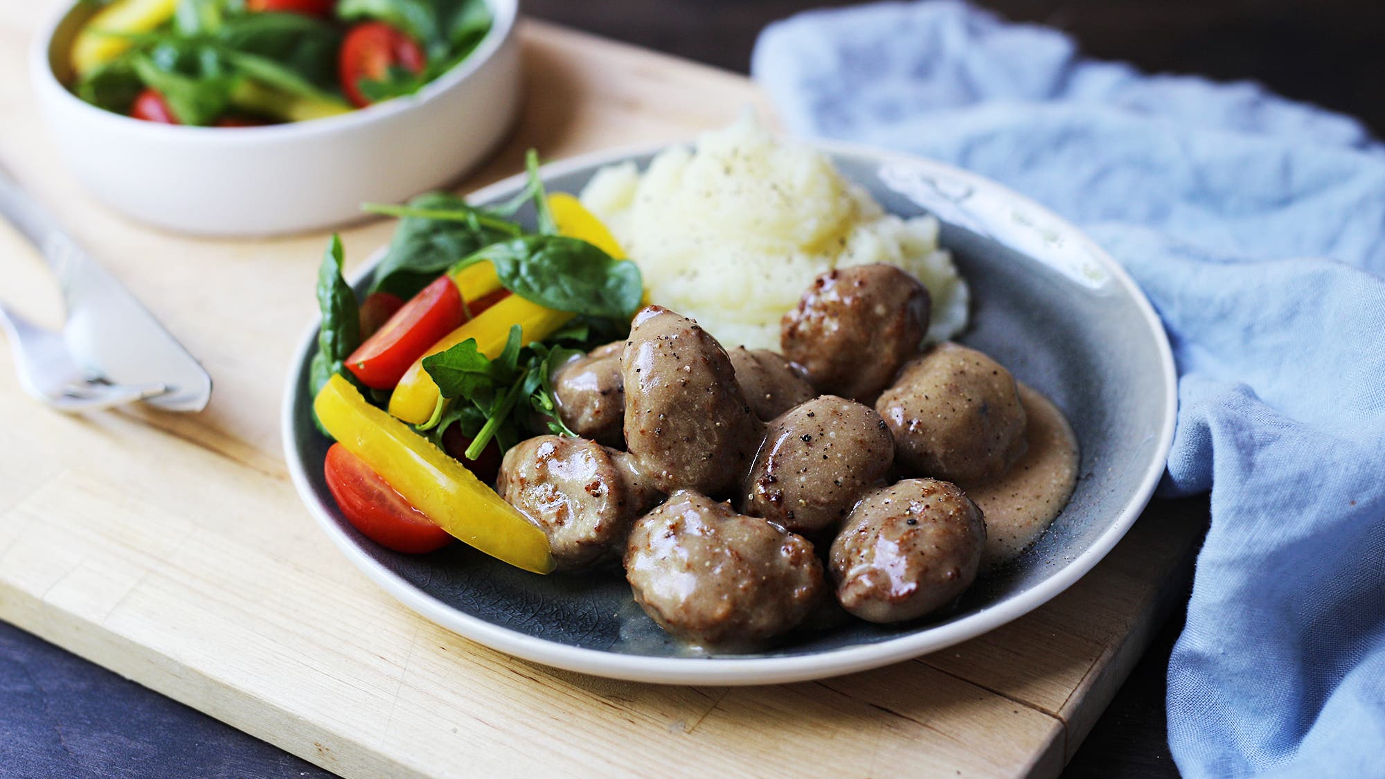 Svenske kjøttboller i fløtesaus