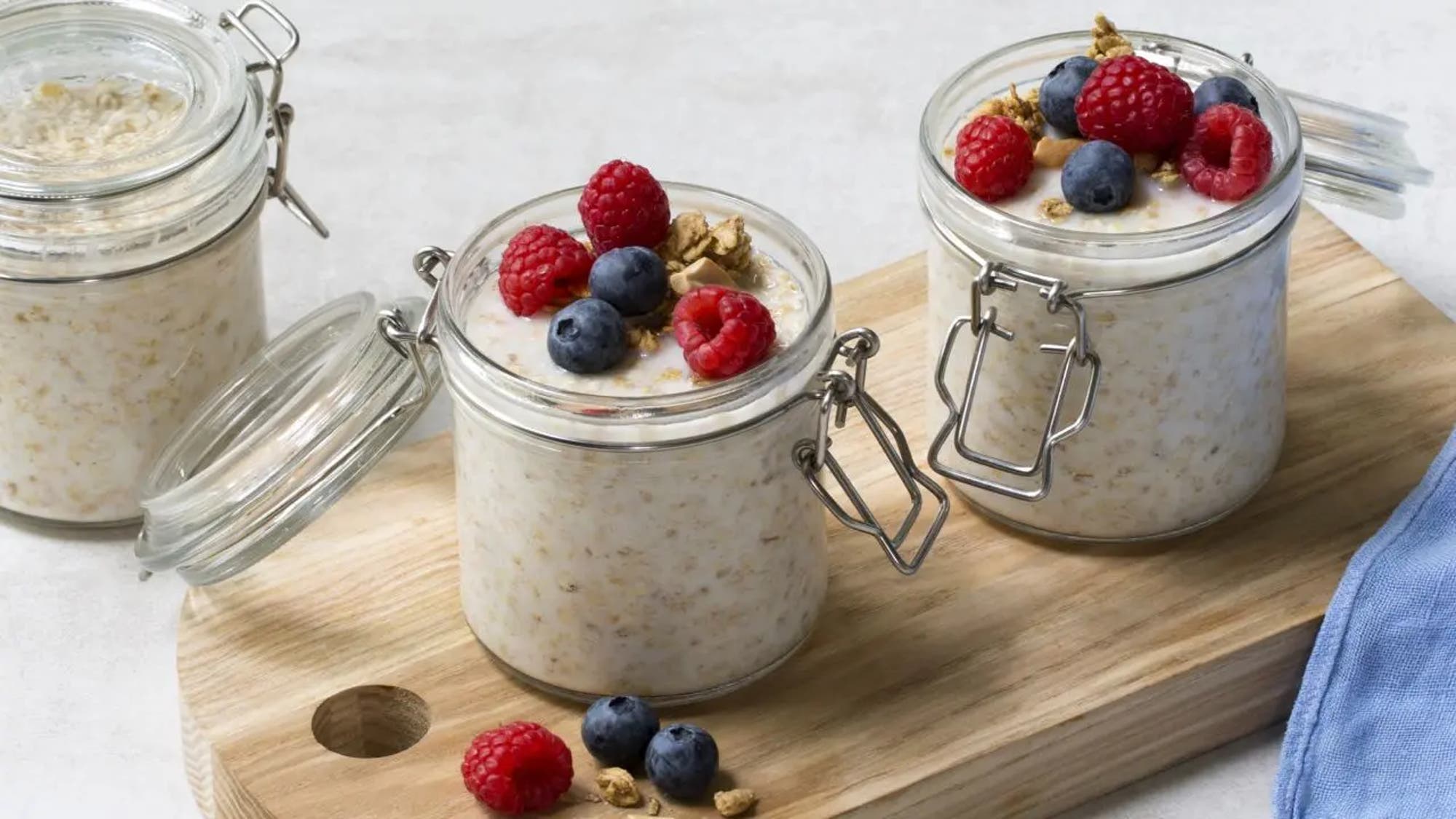 Kjøleskapsgrøt med kesam