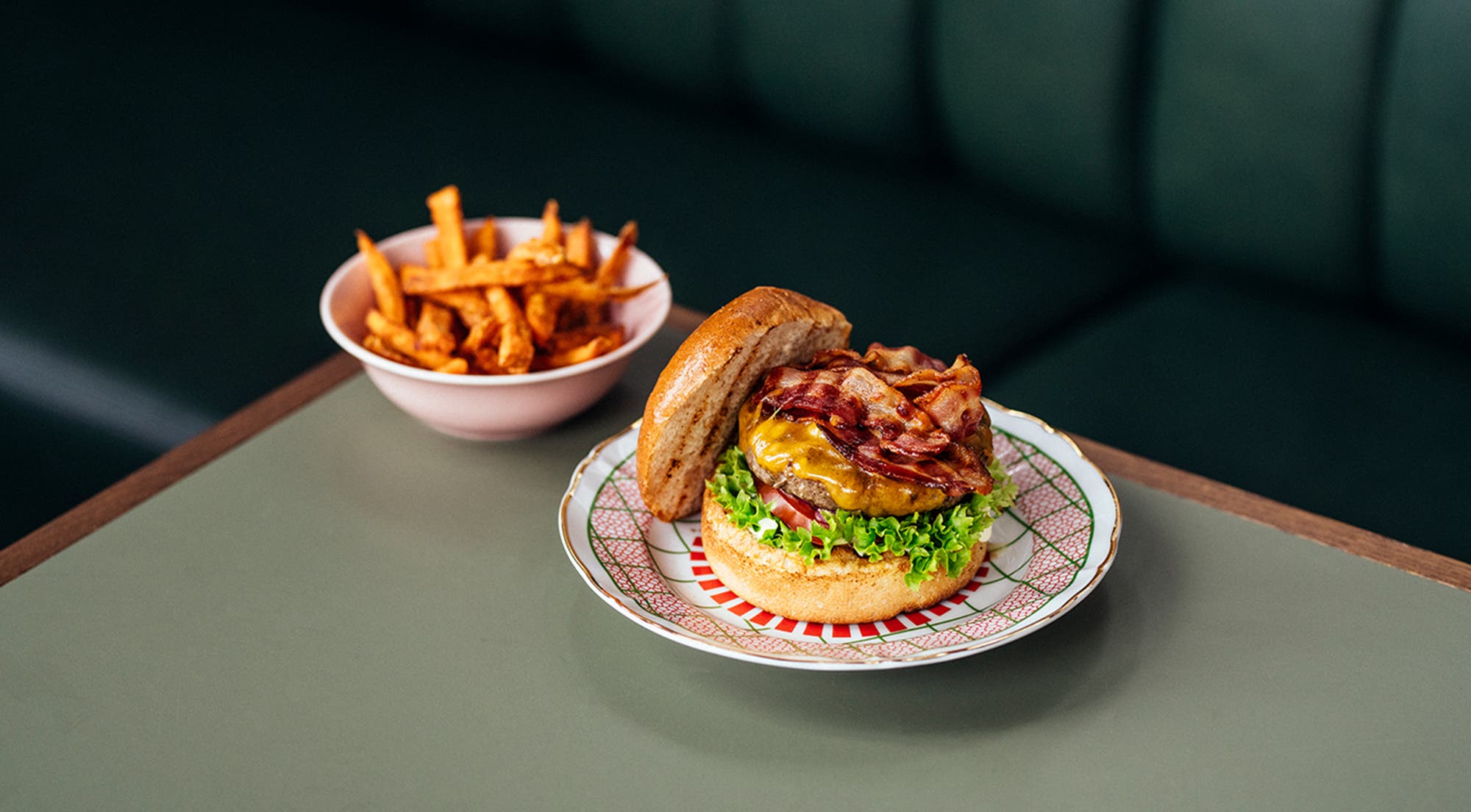 Cheddar & baconburger