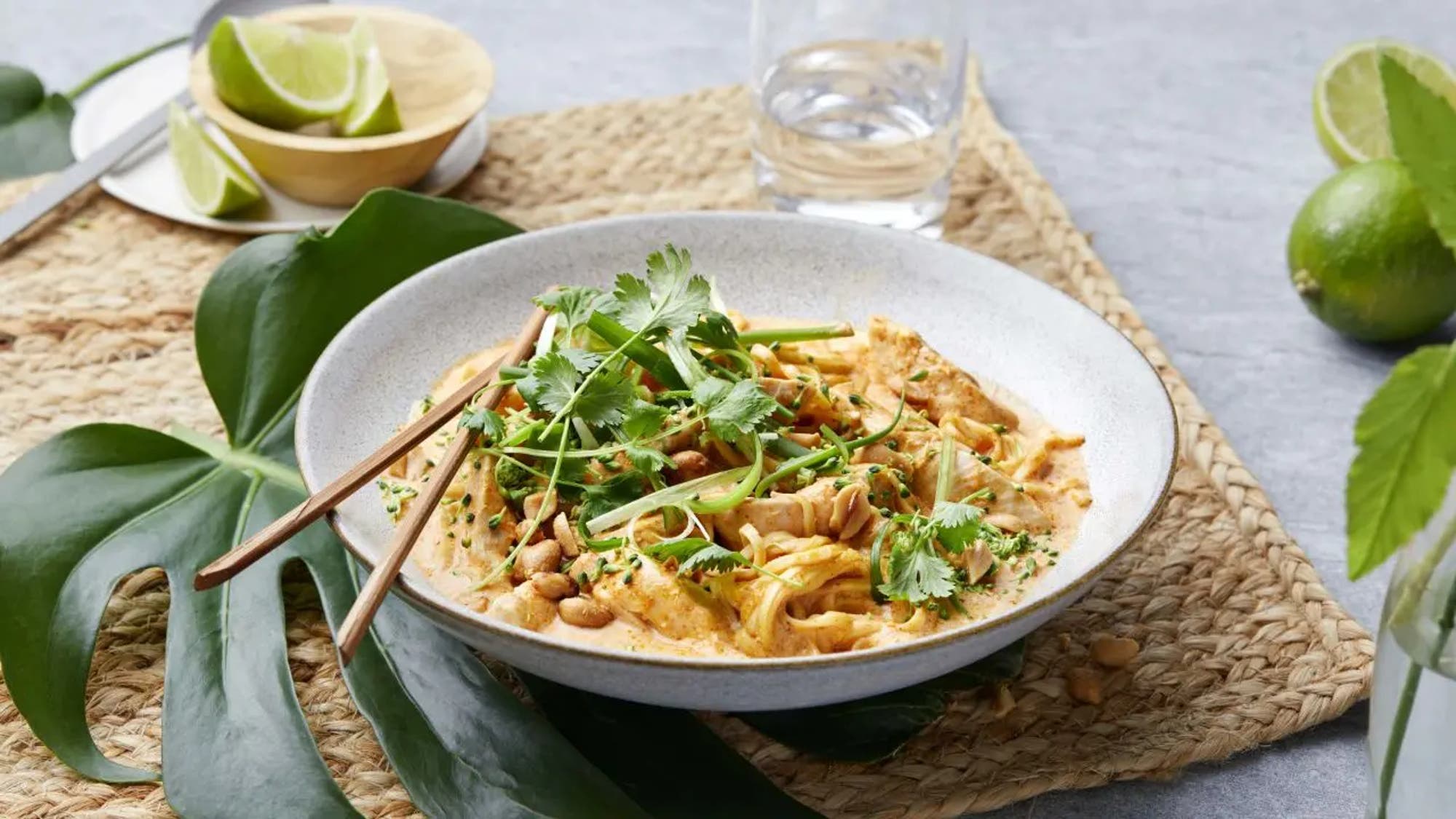 Asiatisk red curry med kylling