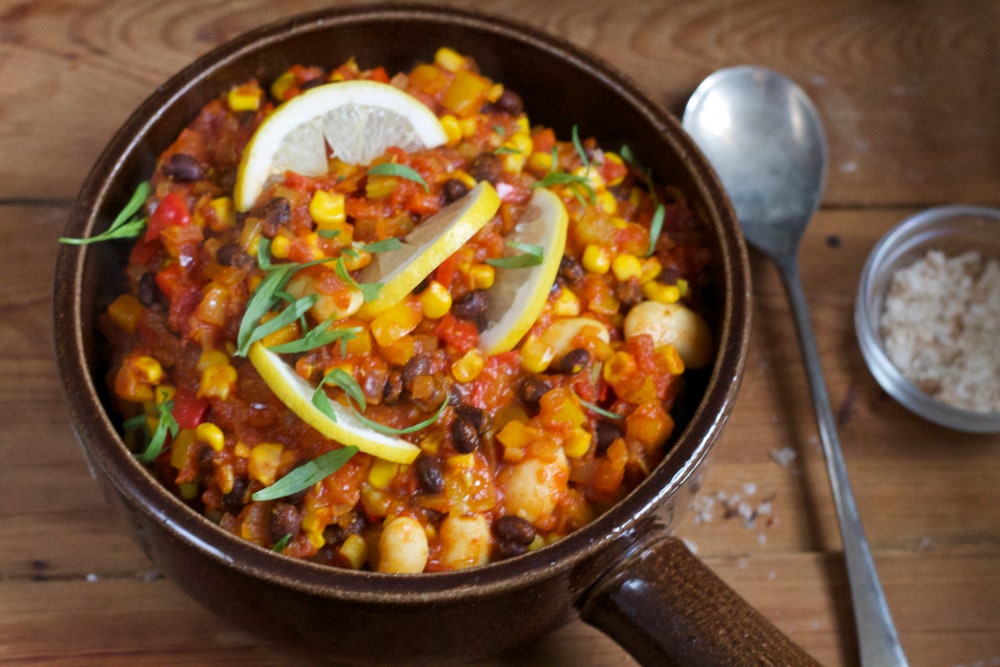 Vegetarisk bønnegryte