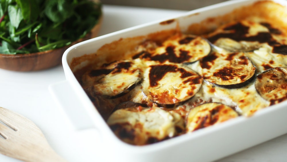 Moussaka med kjøttdeig