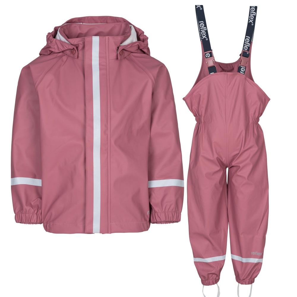 Reflex Regnsett Rosa Størrelse 86cm