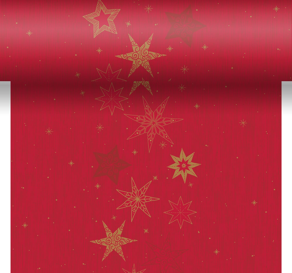 Duni Duk Star Stories Red Papir, 0,4x4,8 meter