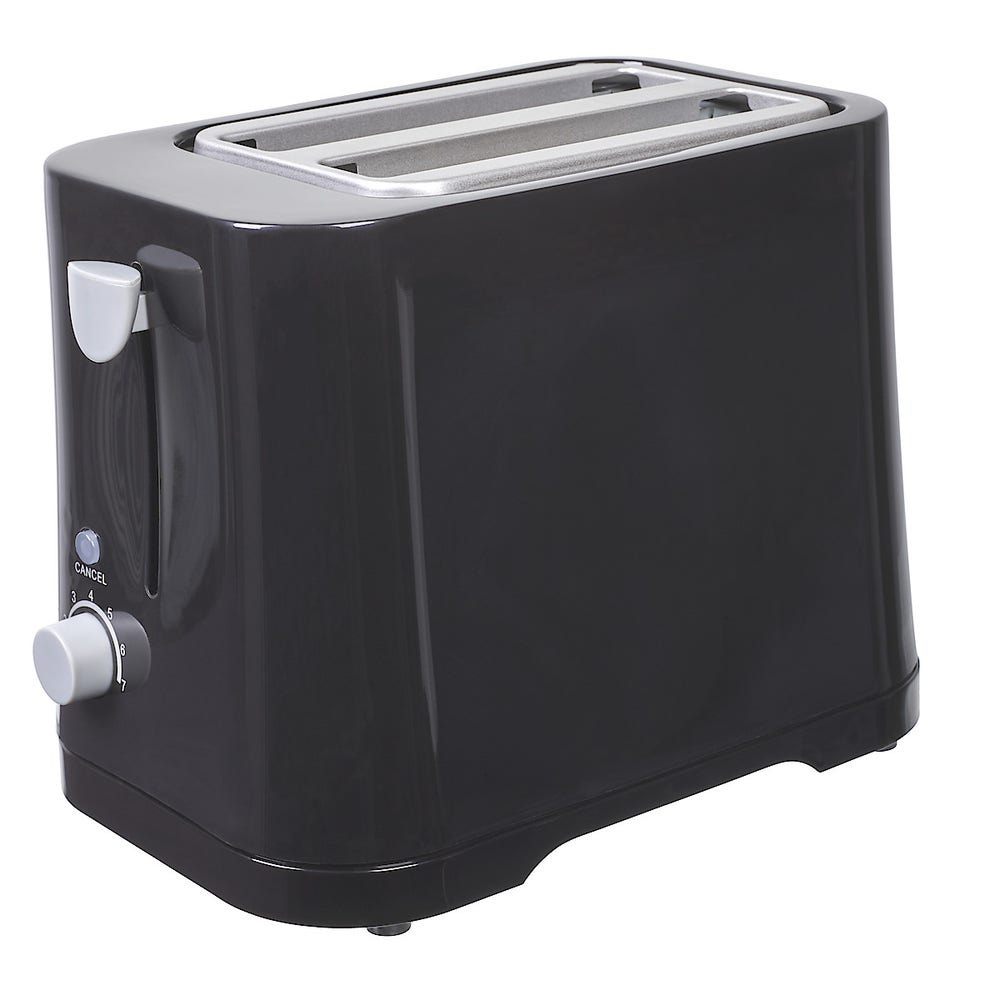 Clas Ohlson Brødrister 2 skiver Svart