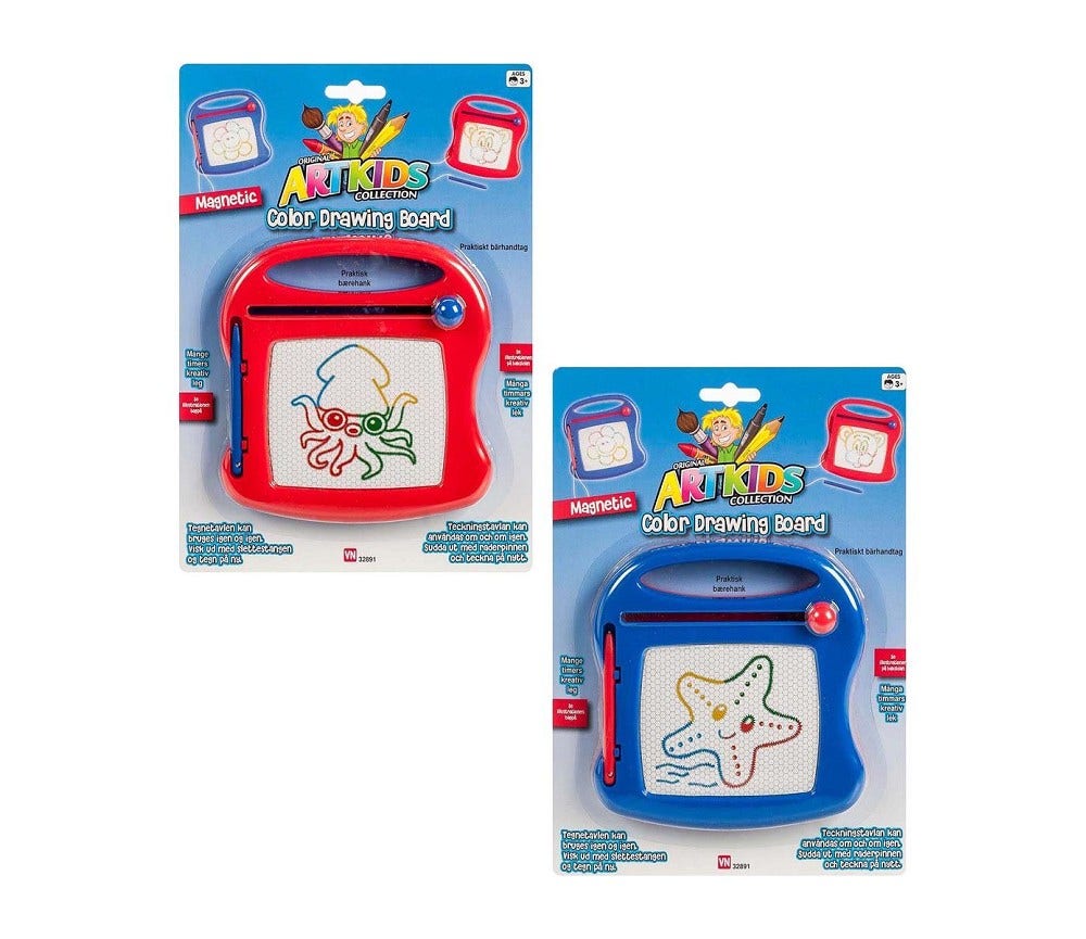 Sprell Magnetisk tegnetavle med farger, liten