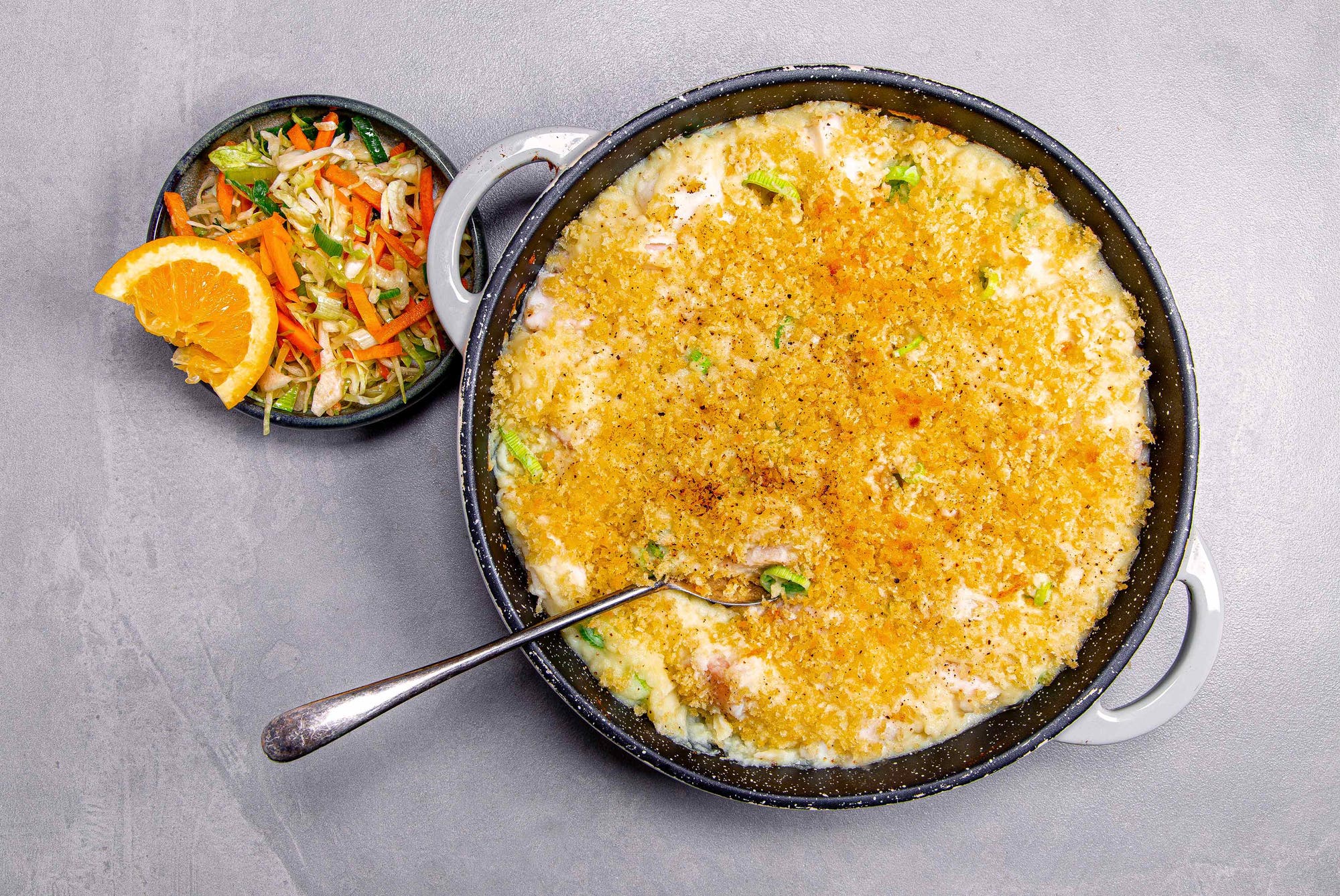 Fiskegrateng med grønnsaker - for barnehager